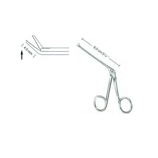 Micro Ear Forceps, 4.5Mm