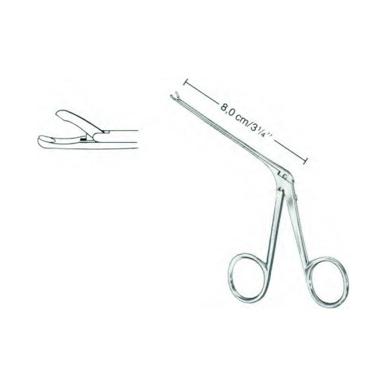 Crura-Nipper Micro Ear Forceps, 8.0Cm