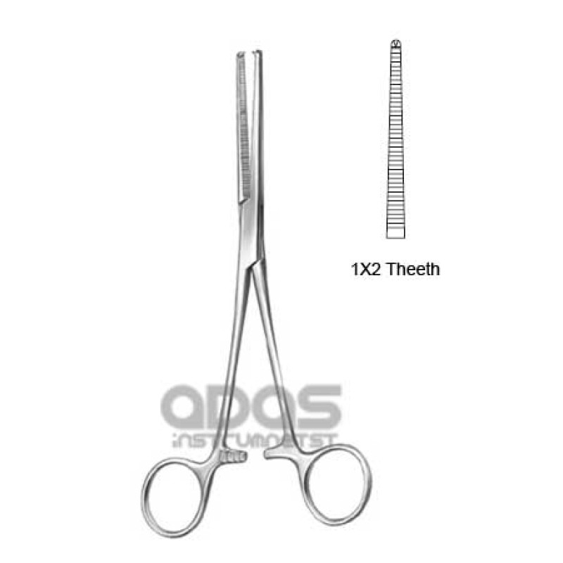 Kocher Artery Forceps 1X2 Delicate Pattern