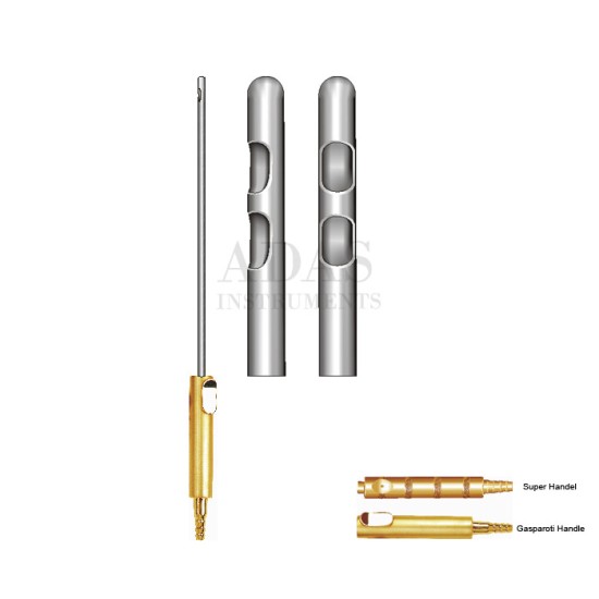 Gasparotti Liposuction Cannulas two central hole