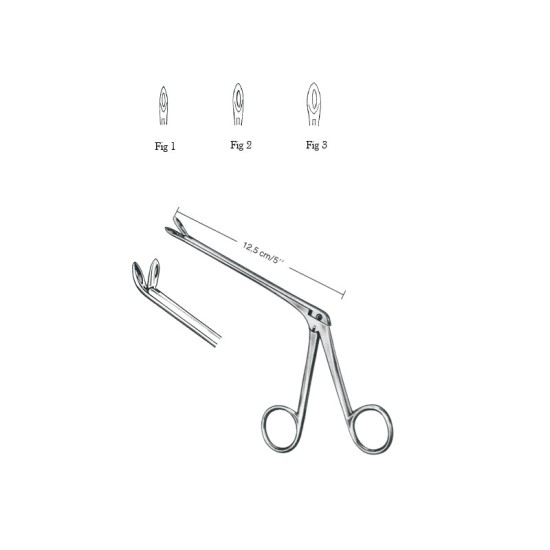 Weil-Blakesley Nasal Cutting Forceps up curved