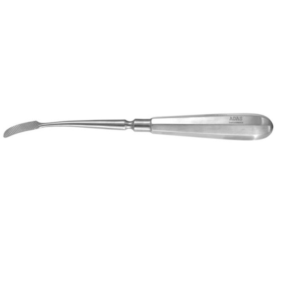 Reidy Nasal raspatories, Curved Cross Serrated, 9" (229mm) length, 10mm Wide