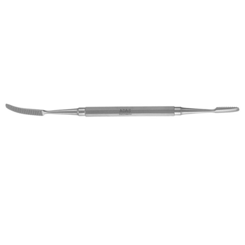 Miller Bone File, Double-Ended Large/Small, Reverse Cut, 7" (178mm) length