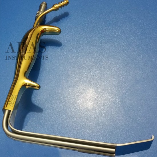 TEBBETS fiber otpic retractor Breast Augmentation Retractor  With serrated Tip