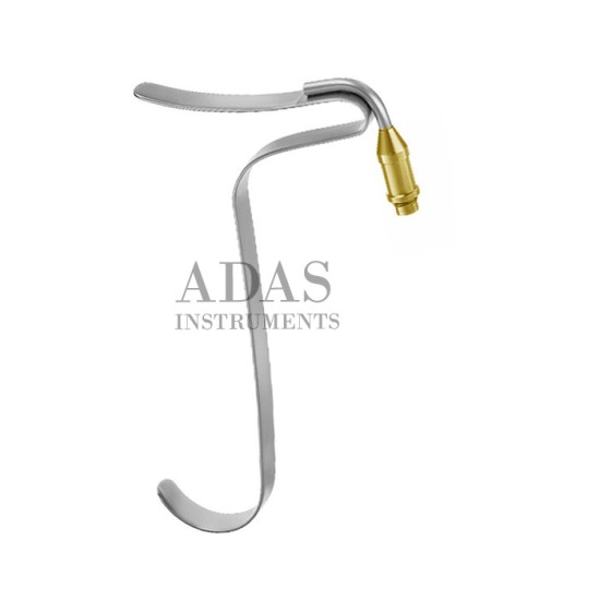 Freeman Flap Retractor with fiber otpic 