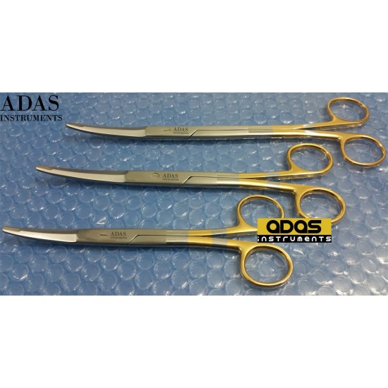 Set of 3 Gorney Facelift Scissors TC