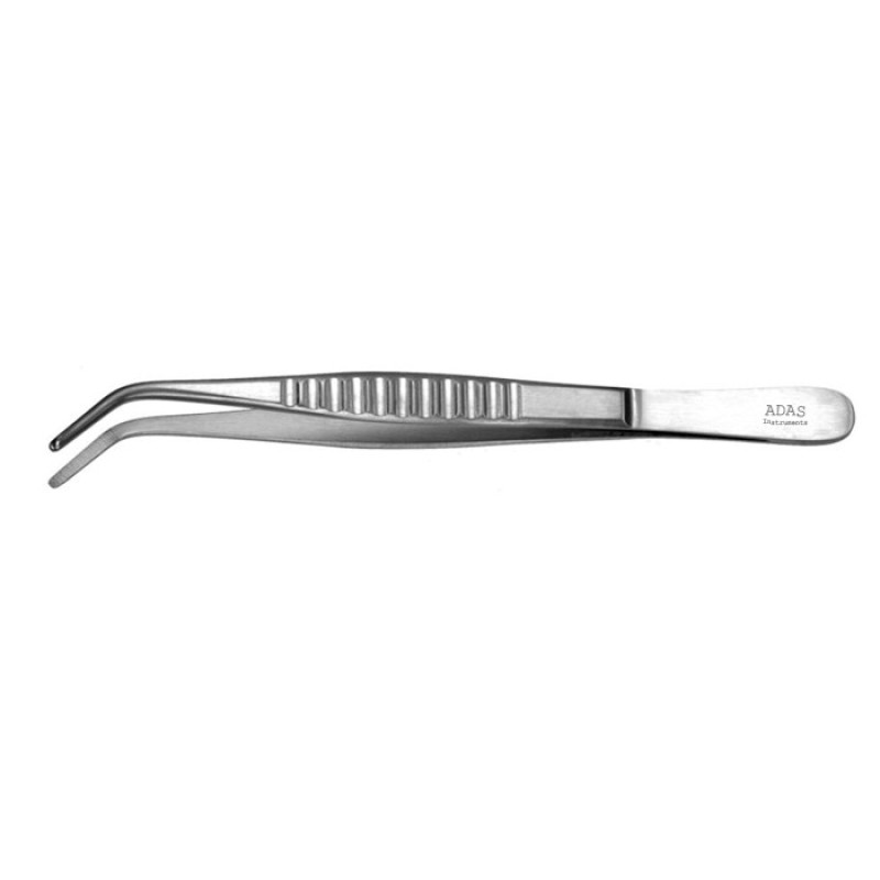 Reed Angular Tipped Dress Forceps Serrated, 5-1/2" (140mm) length