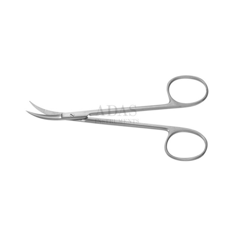 Walker Iris scissors Cvd to Side 4-1/2" (114mm) length